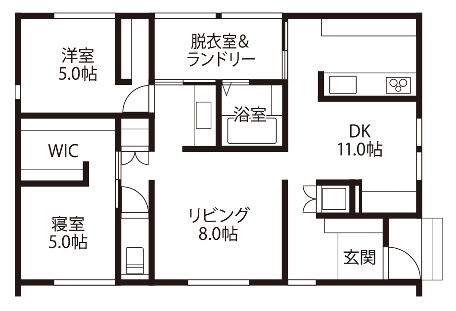 1F間取り